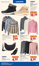 Prix et réduction Chaussures Femme dans le prospectus Lidl en cours Offre Chaussures Femme dans le catalogue Lidl du moment à la page 63