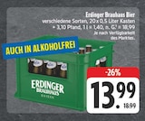 Aktuelle Bier Angebote bei EDEKA in Schonungen Aktuelles Bier Angebot bei EDEKA in Schonungen ab 13,99 €