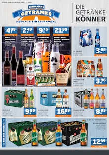 Krombacher im Getränke Lehmann - Getränke A-Z Prospekt "DIE GETRÄNKEKÖNNER" mit 4 Seiten (Eberswalde)