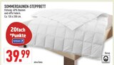SOMMERDAUNEN-STEPPBETT im Angebot bei Marktkauf in Arnsberg SOMMERDAUNEN-STEPPBETT Angebote bei Marktkauf Arnsberg für 39,99 €