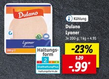 Wurst von Dulano im aktuellen Lidl Prospekt für 0.99€