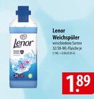 Lenor Weichspüler Angebote bei famila Nordost Celle für 1,89 €