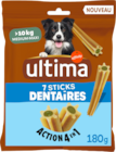 Promo STICKS DENTAIRES ACTION 4 EN 1 POUR CHIEN ULTIMA à 2,69 € dans le catalogue Auchan Hypermarché à Soisy-sous-Montmorency