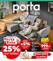 Aktueller porta Möbel Prospekt mit Couch, "BESSER GLEICH ZU PORTA", Seite 1