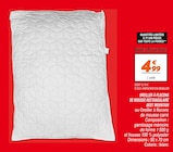 Oreiller à flocons de mousse rectangulaire - BEST MOUNTAIN en promo chez Netto Montpellier à 4,99 €