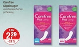 Slipeinlagen von Carefree im aktuellen V-Markt Prospekt