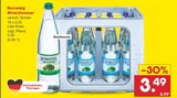 Aktuelles Mineralwasser Angebot bei Netto Marken-Discount in Erfurt ab 3,49 €