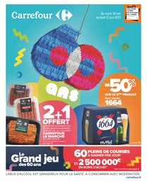 Carrefour Catalogue "60 ans", 60 pages, Angers,  30/05/2023 - 12/06/2023