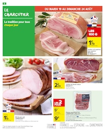 Offre Jambon cuit dans le catalogue Carrefour Market du moment à la page 8