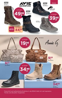 Schuhe im aktuellen RENO Prospekt (Hagen (Stadt der FernUniversität)) Schuhe im RENO Prospekt "DIE BEHALT' ICH GLEICH AN" mit 12 Seiten (Hagen (Stadt der FernUniversität))