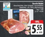 Kasseler Nacken im Angebot bei EDEKA in Görlitz Kasseler Nacken Angebote bei EDEKA Görlitz für 5,55 €