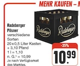 Pilsner bei nah und gut im Markersbach Prospekt für 10,99 €