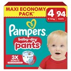 Culottes Maxi Economy Pack - PAMPERS en promo chez Carrefour Reims à 35,90 €