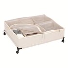 Housse de rangement sous lit avec roulettes Dressy Plus en promo chez Maxi Bazar Housse de rangement sous lit avec roulettes Dressy Plus dans le catalogue Maxi Bazar