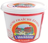 Crème fraîche épaisse de Normandie - E. GRAINDORGE à 2,68 € dans le catalogue Intermarché Hyper