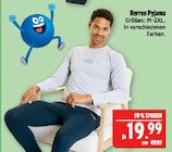 Marktkauf Hof - Herren Pyjama Angebot im Prospekt Herren Pyjama bei Marktkauf im Hof Prospekt für 19,99 €
