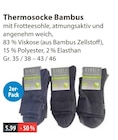 Thermosocke Bambus von  im aktuellen V-Markt Prospekt für 5,99 €