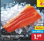Aktuelle Fisch Angebote bei Netto Marken-Discount in Saarbrücken Aktuelles Norwegisches Lachsfilet Angebot bei Netto Marken-Discount in Saarbrücken ab 1,69 €