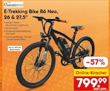 E-Trekking Bike R6 Neo, 26 & 27,5" für 799,99 € bei Netto Marken-Discount im Angebot E-Trekking Bike R6 Neo, 26 & 27,5" im aktuellen Netto Marken-Discount Prospekt
