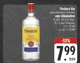 Finsbury Gin Angebote von Finsbury bei E center Schwabach für 7,99 €