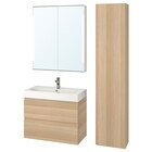 Badeinrichtung 5-tlg. Eicheneff wlas/BROGRUND Mischbatterie von GODMORGON / BRÅVIKEN für 808,00 € bei IKEA im Angebot Badeinrichtung 5-tlg. Eicheneff wlas/BROGRUND Mischbatterie von GODMORGON / BRÅVIKEN im aktuellen IKEA Prospekt