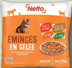 Émincés en gelée pour chat adulte - NETTO en promo à 0,72 € chez Netto Émincés en gelée pour chat adulte - NETTO dans le catalogue Netto