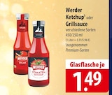 Werder Ketchup oder Grillsauce bei famila Nordost im Wolgast Prospekt für 1,49 €