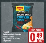 Asia-Nudel-Snacks im EDEKA Prospekt Asia-Nudel-Snacks von Maggi im aktuellen EDEKA Prospekt für 0,49 €