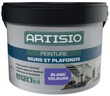 Peinture Murs et plafonds Blanc velours - ARTISIO en promo chez Gedimat Peinture Murs et plafonds Blanc velours - ARTISIO dans le catalogue Gedimat