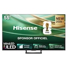 Téléviseur Mini LED 4K* - 139 cm - HISENSE - Carrefour à Mantes-la-Jolie Téléviseur Mini LED 4K* - 139 cm - HISENSE en promo chez Carrefour Mantes-la-Jolie à 599,99 €
