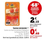 Tapas - TAPAS MORONI en promo chez Super U Noisy-le-Grand à 0,68 €