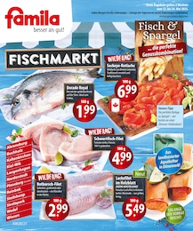 famila Nordost Prospekt für Henstedt-Ulzburg mit 2 Seiten famila Nordost Prospekt für Henstedt-Ulzburg: "Fischmarkt", 2 Seiten, 12.05.2025 - 24.05.2025