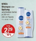 Shampoo oder Spülung von NIVEA im aktuellen V-Markt Prospekt für 2,29 €