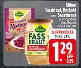 Aktuelles Fasskraut, Rotkohl oder Sauerkraut Angebot bei EDEKA in Augsburg ab 1,29 €