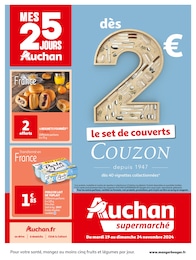 Prospectus Auchan Supermarché à Martres-Tolosane, "MES 25 JOURS AUCHAN", 8 pages, 19/11/2024 - 24/11/2024