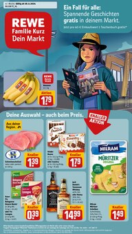 Jack Daniels im REWE Prospekt "Dein Markt" mit 18 Seiten (Aalen)