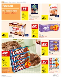 Prix et réduction Granola dans le prospectus Carrefour Market en cours Offre Granola dans le catalogue Carrefour Market du moment à la page 26