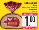 Lieken Urkorn im EDEKA Prospekt Lieken Urkorn von im aktuellen EDEKA Prospekt für 1,00 €
