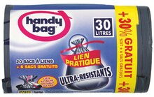 Sacs poubelle à liens ultra-résistants 30 l - Carrefour Market à Cannes Sacs poubelle à liens ultra-résistants 30 l en promo chez Carrefour Market Cannes à 2,45 €