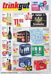 Aktueller Trinkgut GetrĂ€nkemĂ€rkte Prospekt fĂŒr Bergisch Gladbach 14.07.2025 - 19.07.2025 Trinkgut Prospekt fĂŒr Bergisch Gladbach mit 6 Seiten