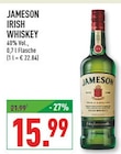 IRISH WHISKEY Angebote von JAMESON bei Marktkauf Coesfeld für 15,99 €