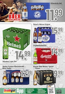 Bier im Trinkgut Prospekt "Aktuelle Angebote" mit 8 Seiten (Wiesbaden)