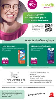 Aktueller mea - meine apotheke Prospekt für Mühldorf (Inn) und Ungebung, Seiten zum blättern mea - meine apotheke Prospekt Unsere Januar-Angebote mit Seiten in Mühldorf (Inn) und Umgebung