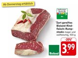 Rindfleisch: Rumpsteaks im Angebot bei E center in Rodgau Rindfleisch: Rumpsteaks Angebote von Bioland bei E center Rodgau für 3,99 €