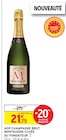 AOP Champagne Brut Cuvée du Fondateur - Montaudon en promo chez Intermarché Châteaurenard à 21,75 €