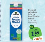 Frische Bio-Weidemilch von Alnatura im aktuellen tegut Prospekt für 1,49 €
