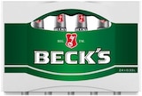 Pils im Angebot bei REWE in Lehrte Pils Angebote von Beck's bei REWE Lehrte für 10,99 €
