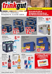 Trinkgut Prospekt Simbachs Getränkmarkt! mit  Seiten in Simbach (Inn) und Umgebung