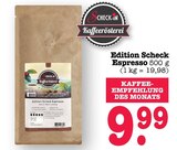 Edition Scheck Espresso im Angebot bei E center in Heidelberg Edition Scheck Espresso Angebote von Scheck-In Kaffeerösterei bei E center Heidelberg für 9,99 €