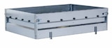 Remorque avec réhausse pleine et bâche Trigano NFB2530 2 essieux 600 kg en promo chez Castorama Villeurbanne à 1 179,00 €